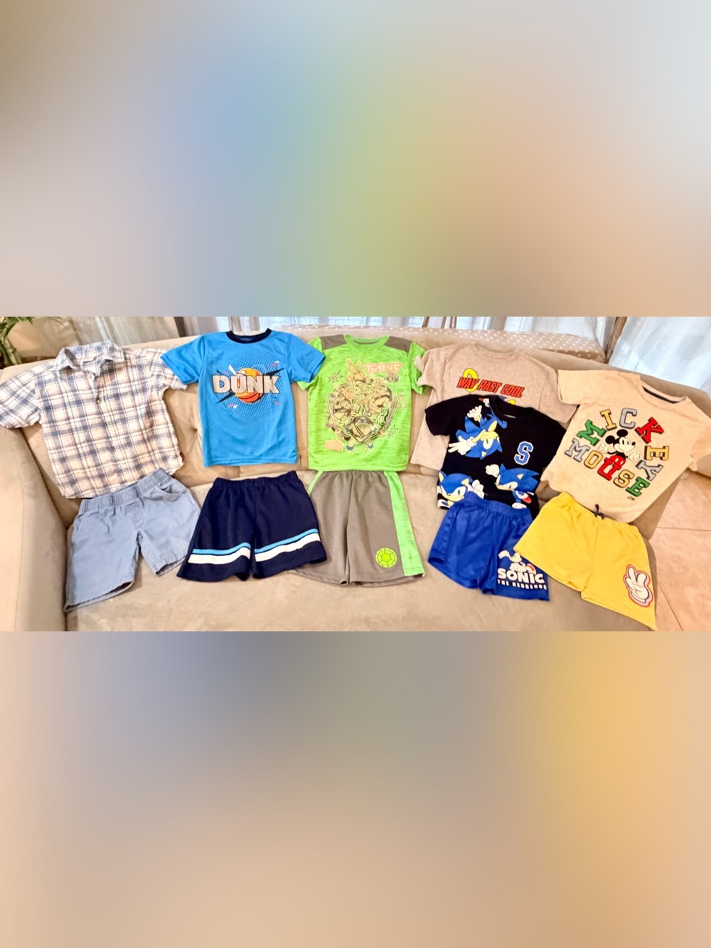 Boys Bundle Matching Sets- Disney, TMNT, Sonic, Wrangler